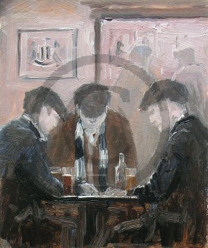 original oil painting by Dick Gilhespy