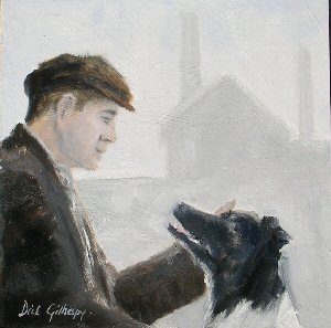 original oil painting by Dick Gilhespy