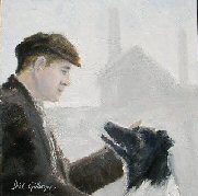 Pub/Football & Other painting images by Dick Gilhespy