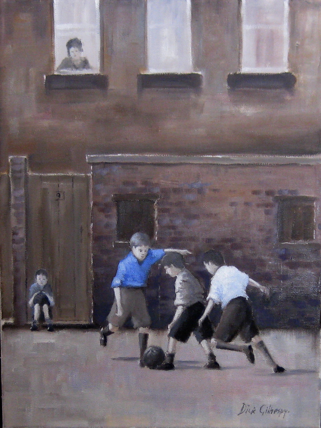  One of these days,  original painting, Dick Gilhespy